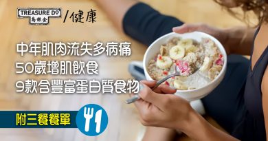 中年肌肉流失病痛搵上門！50歲增肌飲食　預防肌少症　9款含豐富蛋白質食物 (附三餐餐單)