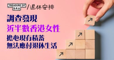香港女性退休生活長達21年　調查發現近半數女性無信心現有積蓄可應付退休