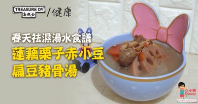 【祛濕湯水食譜】蓮藕栗子赤小豆扁豆豬骨湯　一星期煲一次　健脾化濕、益氣開胃