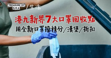 口罩回收｜港九新界7大回收點　捐贈有需要人士＆用全新口罩換積分／漢堡／折扣