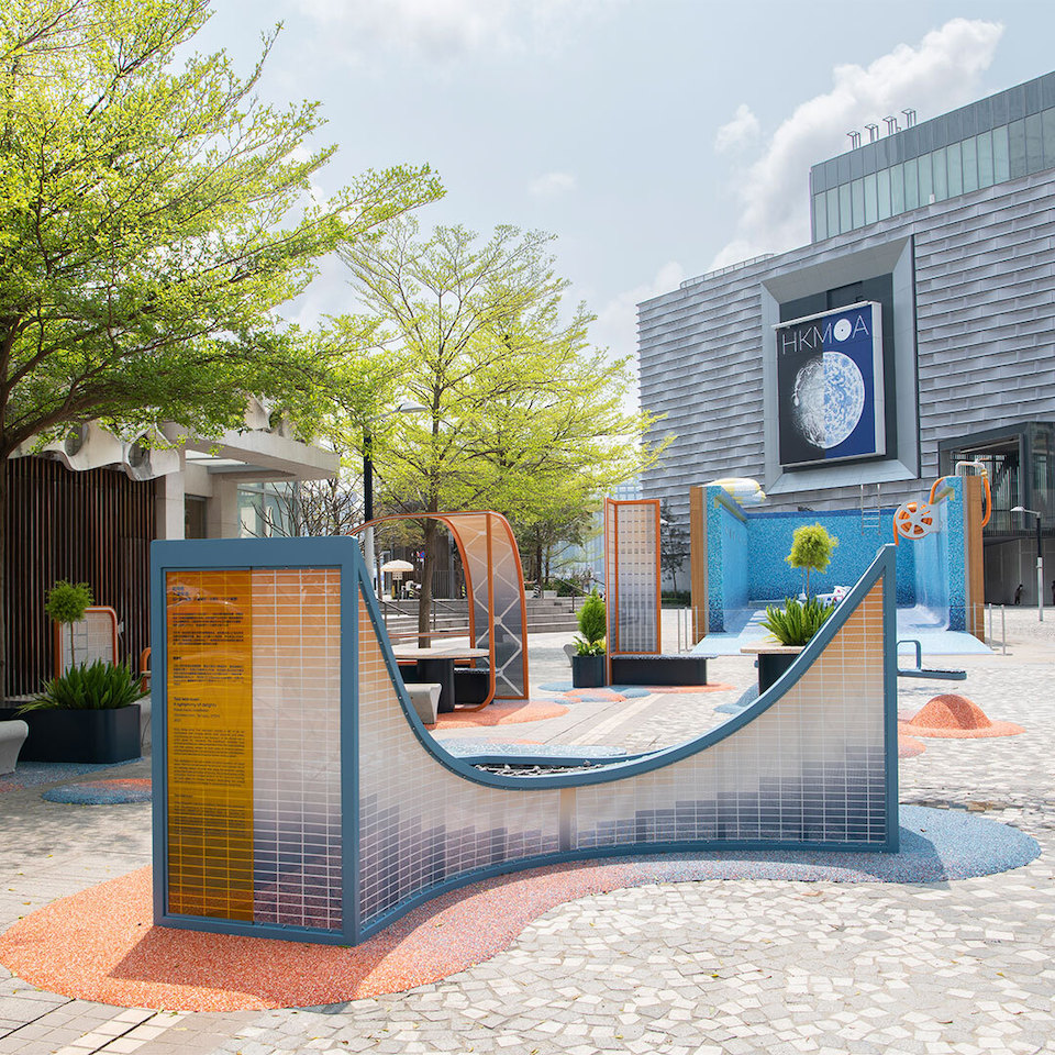 巨型游泳池-微縮香港地標