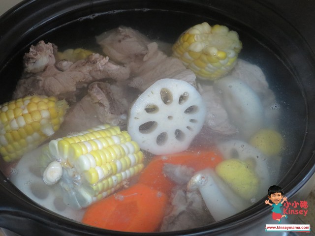 祛濕湯水-蓮藕栗子赤小豆扁豆豬骨湯7