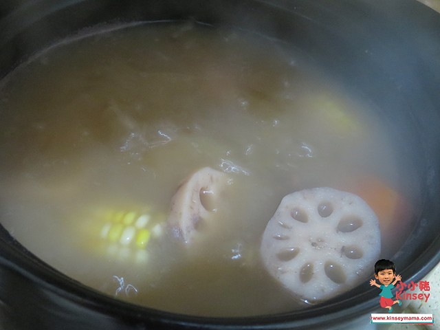 祛濕湯水-蓮藕栗子赤小豆扁豆豬骨湯9