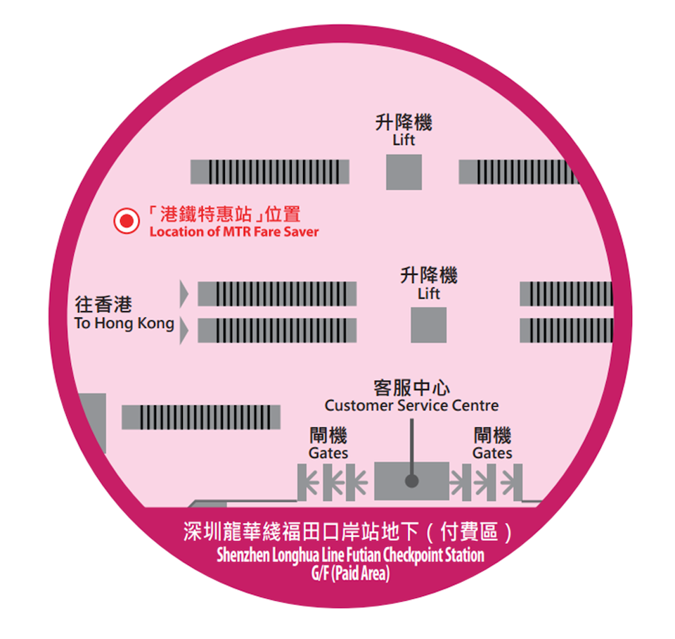 落馬洲站-福田口岸站