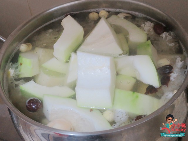青木瓜百合蓮子雪耳瘦肉湯8