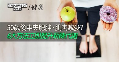 50歲後中央肥胖、肌肉減少？6大方法立即提升新陳代謝