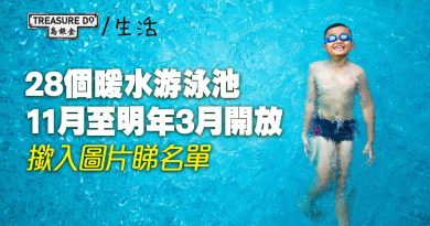 港九新界28個暖水游泳池　11月至明年3月開放 (附名單)
