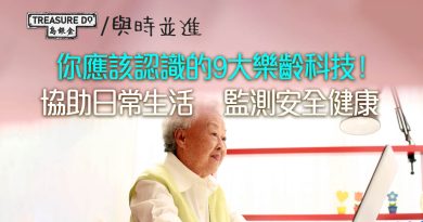 你應該認識的9大樂齡科技！協助長者日常生活　監測健康＆安全　
