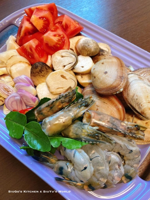 冬陰海鮮湯-材料