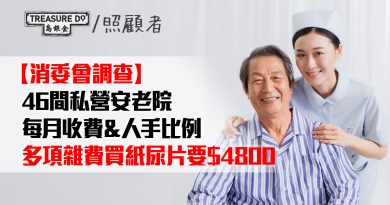 消委會調查46間私營安老院　收費相差12倍、人手比例最低1:30 (附5大揀安老院建議)