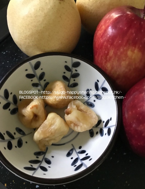 蘋果雪梨無花果茶-材料