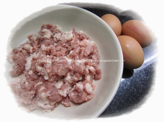 肉碎蒸水蛋-食譜