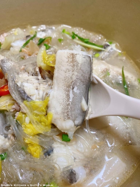 九肚魚冬菜粉絲煲-食譜