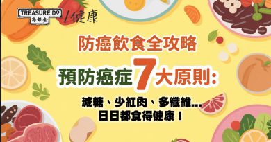 防癌飲食全攻略｜預防癌症7大原則：減糖/少紅肉/多纖維，健康從飲食開始！