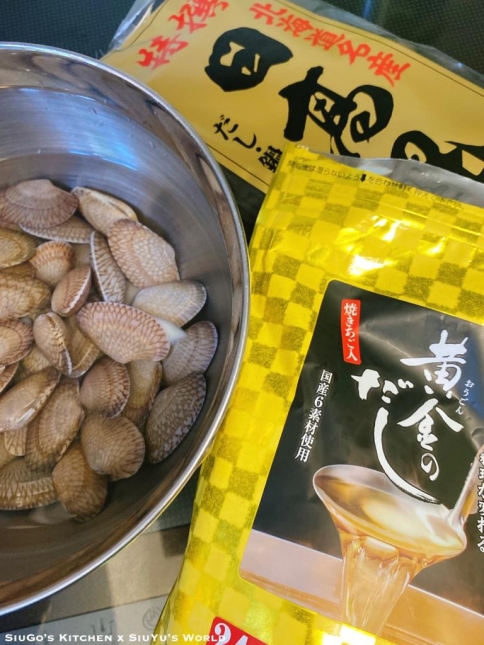 昆布蜆肉湯-材料