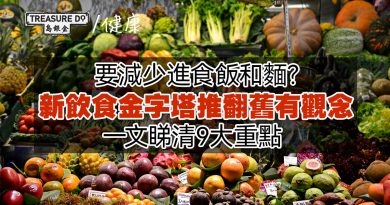 要減少進食飯和麵？新飲食金字塔推翻舊有觀念，一文睇清9大重點