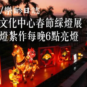 尖沙咀文化中心春節綵燈展 傳統花燈紮作每晚6點亮燈