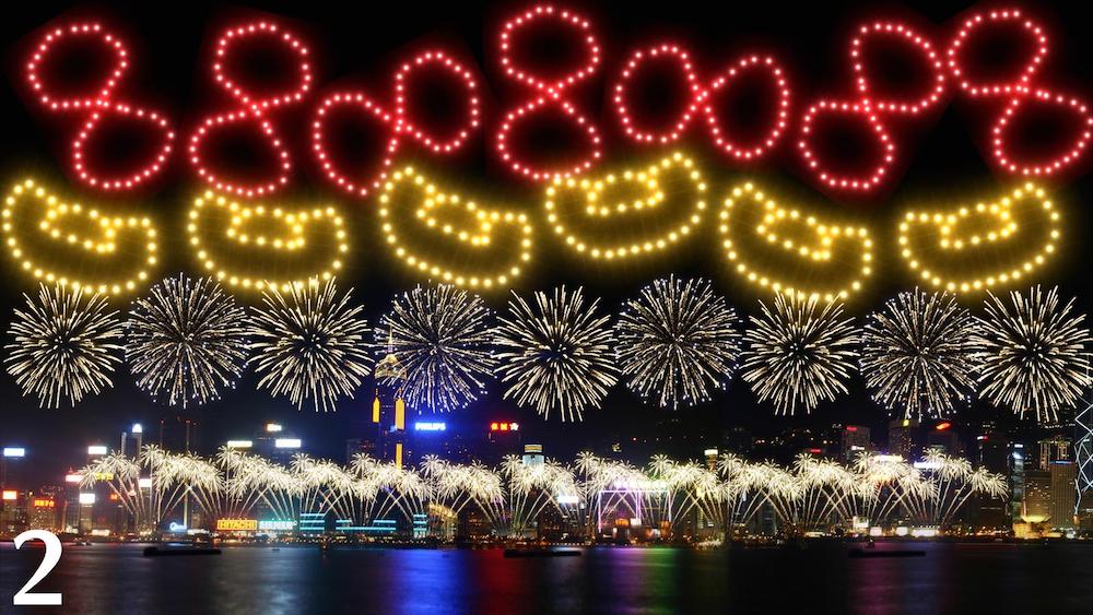 新年煙花匯演2026-維港