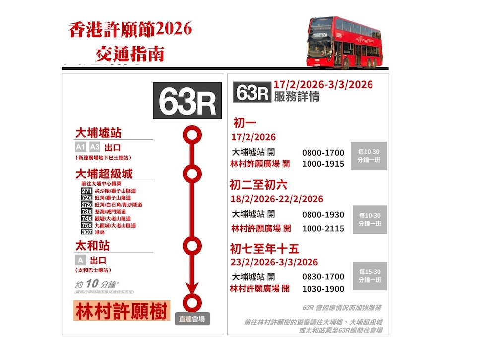 香港許願節2026-交通