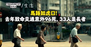 馬路如虎口！去年致命交通意外96死，33人是長者！