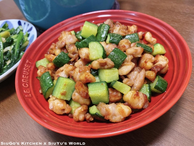 沙茶青瓜炒雞軟骨