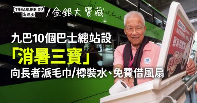 九巴10個巴士總站設「消暑三寶」！向長者派毛巾/樽裝水、免費借風扇