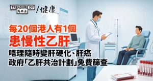 每20港人有1個患慢性乙型肝炎,唔理隨時變肝癌!政府乙肝共治計劃免費篩查